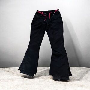 Black isolated Core ski pants size XS in like new condition